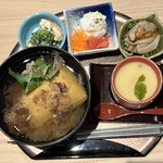 Kakuouzan Inari - うどん・茶碗蒸し・小鉢