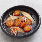 pickled ginger and tomato