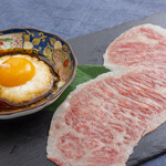 Grilled Wagyu beef suki-shabu