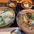 草原の料理 スヨリト - 料理写真:水餃子とミニ蒸飯セット980円。