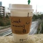 スターバックス・コーヒー - お早うございます。東京は雪がふるかも、みたいです。ですが、こういう一言で和みますよね。良い朝です♪