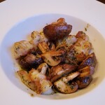 三日月 - 海老とマッシュルームのエスカルゴバター