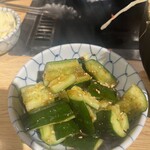 鉄板焼 団 - きゅうり