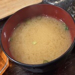 めし屋 鈴ぎん - 味噌汁◎