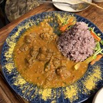 MEAT UP - 黒米と鹿肉のスパイスカレー