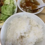 中華太朗 - ご飯、スープ