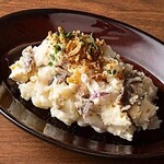 Cream cheese and anchovy potato salad