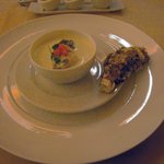 銀座 シェ・トモ - 牡蠣の茶碗蒸し風(正式名称は失念)