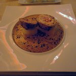 銀座 シェ・トモ - フランス産ウズラとフォアグラのロースト　大根のコンフィと共に