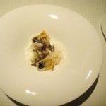 ラール・エ・ラ・マニエール - 和歌山県産 鱧（ハモ）　パルメザンチーズのリゾット サマートリュフがけ