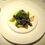 ラール・エ・ラ・マニエール - 和歌山県産 赤アワビと５時間70℃で調理した赤いトマト＋グリーントマト