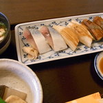 まるみ吉まん - 鯖2カン穴子2カン鰻2カンのセット