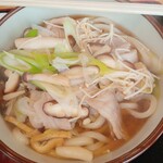 上々うどん - きのこ肉うどん大盛 