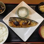 となりの食堂 - メニュートップの焼さば