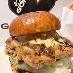 GORI BURGER - テリ焼きチキンバーガー（ポテト付き）¥1100