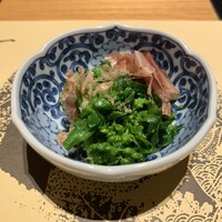 華蓮  大阪心斎橋店 - 菜の花のお浸し
