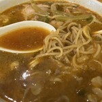 我流担々麺 竹子 - 太麺？  他の方の投稿した『細麺』との違いが???