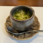 コヤマ - 茶碗蒸し、生海苔の餡
