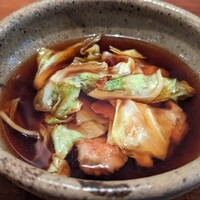 自家製粉石臼挽きうどん 青空blue 本店 - つけ汁