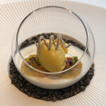 RESTAURANT PRUNIER - お蕎麦の香りたっぷりのブランマンジェ