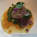 RESTAURANT PRUNIER - 炒り酒とオリーブオイルのソース