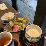雲仙宮崎旅館 - サラダのドレッシングが美味しい