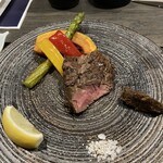 雲仙宮崎旅館 - 手間の岩塩がめっちゃ美味しかった