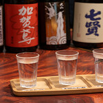 Yamadaya - 日本酒ののみくらべセット