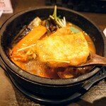 Sen dou - 「海老天と揚出豆腐のスープカリー」②