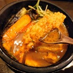 Sendou - 「海老天と揚出豆腐のスープカリー」①