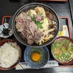 Nakamura ya - 肉豆腐定食。