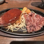 1ポンドのステーキハンバーグ タケル - 