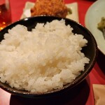 とんかつ 太志 - 硬めの炊き加減サイコー