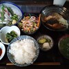 居酒屋 姫咲丸 - ボラのみそ煮とイワシ刺