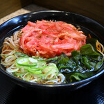 富士そば - 料理写真:紅生姜天そば@税込570円