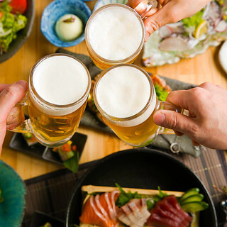 [Limited time] “2 hours★ All-you-can-drink course (for drinks only) plan” ⇒ 1,100 yen