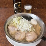 らーめん 勝 - 特勝ラーメン全部のせ➕玉ねぎ