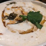 Chunsui tan - 軽食セットの鹹豆漿