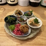 角打ち＋81 カネセ商店 - 晩酌セット（１２５０円）の肴