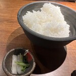 Wagyuu Semmon Ten Gururi - ご飯、お漬物