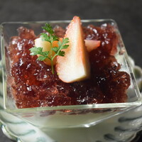 季節の杏仁豆腐