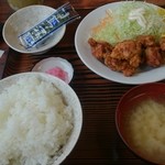 まつ食堂 - 唐揚げ定食   