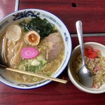 Sankai Tei - ラーメンセット（塩ラーメン＋ミニチャーハン）