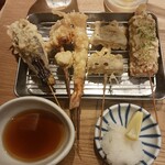 Sobakichi - 串天盛合せ５本７５０円