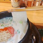 東京たらこスパゲティ - 白味噌と豆乳の明太クリーム