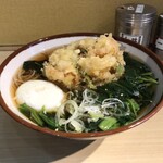 そばの神田東一屋 - アサソバビンボー！　
      朝そば＋えびかき揚げ！