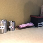 そばの神田東一屋 - コンディメンツ。