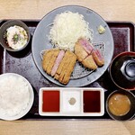 牛カツ京都勝牛 - 牛サーロインカツ牛ヒレカツ膳　2255円