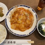 Shou Tai Rou - 2024/03/28
                        ランチ 海老のチリソース煮 930円
                        ✳︎ライス、スープは2杯まで