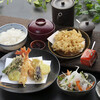 天ぷら つな八 - 料理写真:店長おすすめ　　えびと季節野菜定食